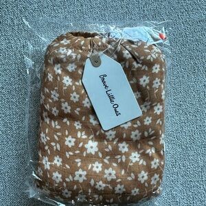 Brave little ones floral muslin swaddle